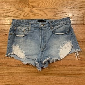 Forever 21 Distressed Jean Shorts 27
